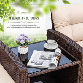 Greesum backyard patio setup ideal for small spaces and style