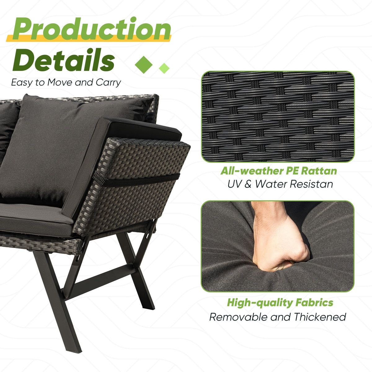 Greesum black pillowcase pair with matching cushions for a cozy setup