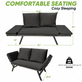Greesum cushions with rope design secure on armrests for stability