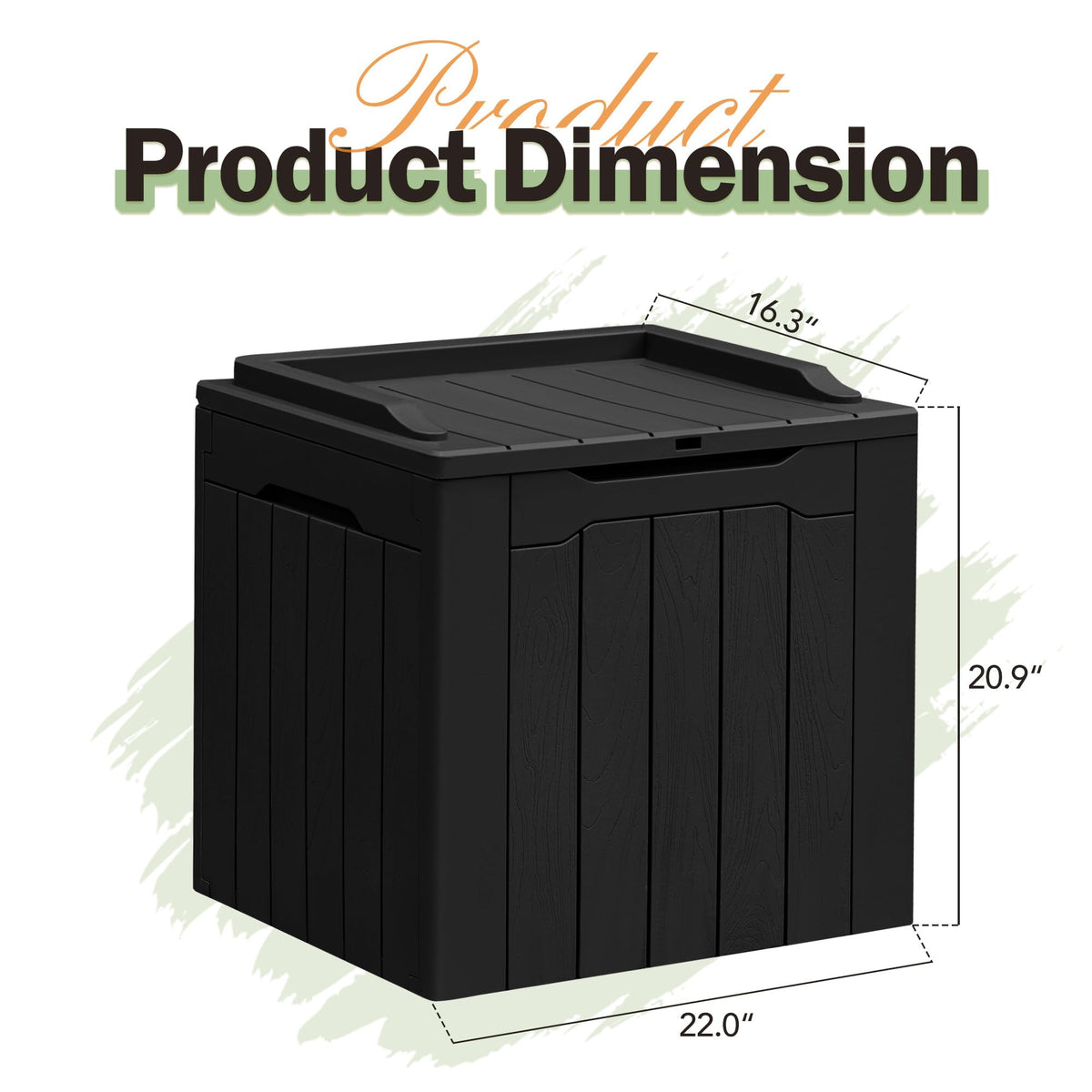 Greesum deck box easy assembly with no tools required.