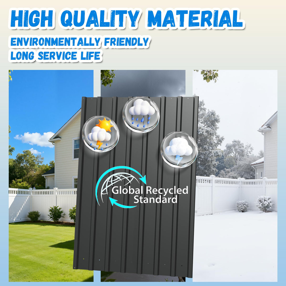 Greesum lockable door feature enhances security for yard gear.