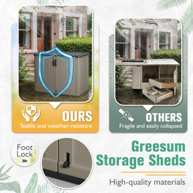 Greesum shed lock feature securing belongings with simple action