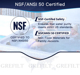 Grefilt C-4950 compatibility list demonstrates broad fit with PRB50-IN and other models.