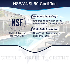 Grefilt C200S fabric detail highlights thick 5oz media for efficient filtration
