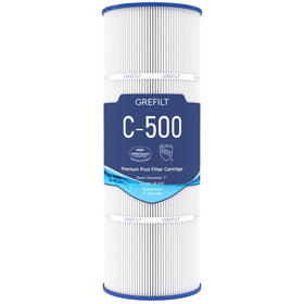 Grefilt C500 pool filter cartridge main shot for easy pool maintenance