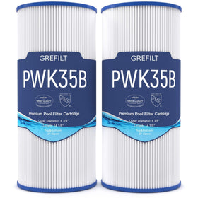 Grefilt PWK35B hot tub filter outer caps for durability and easy handling