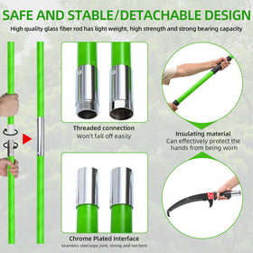 Grefinity fiberglass extension poles stay sturdy for stable setup