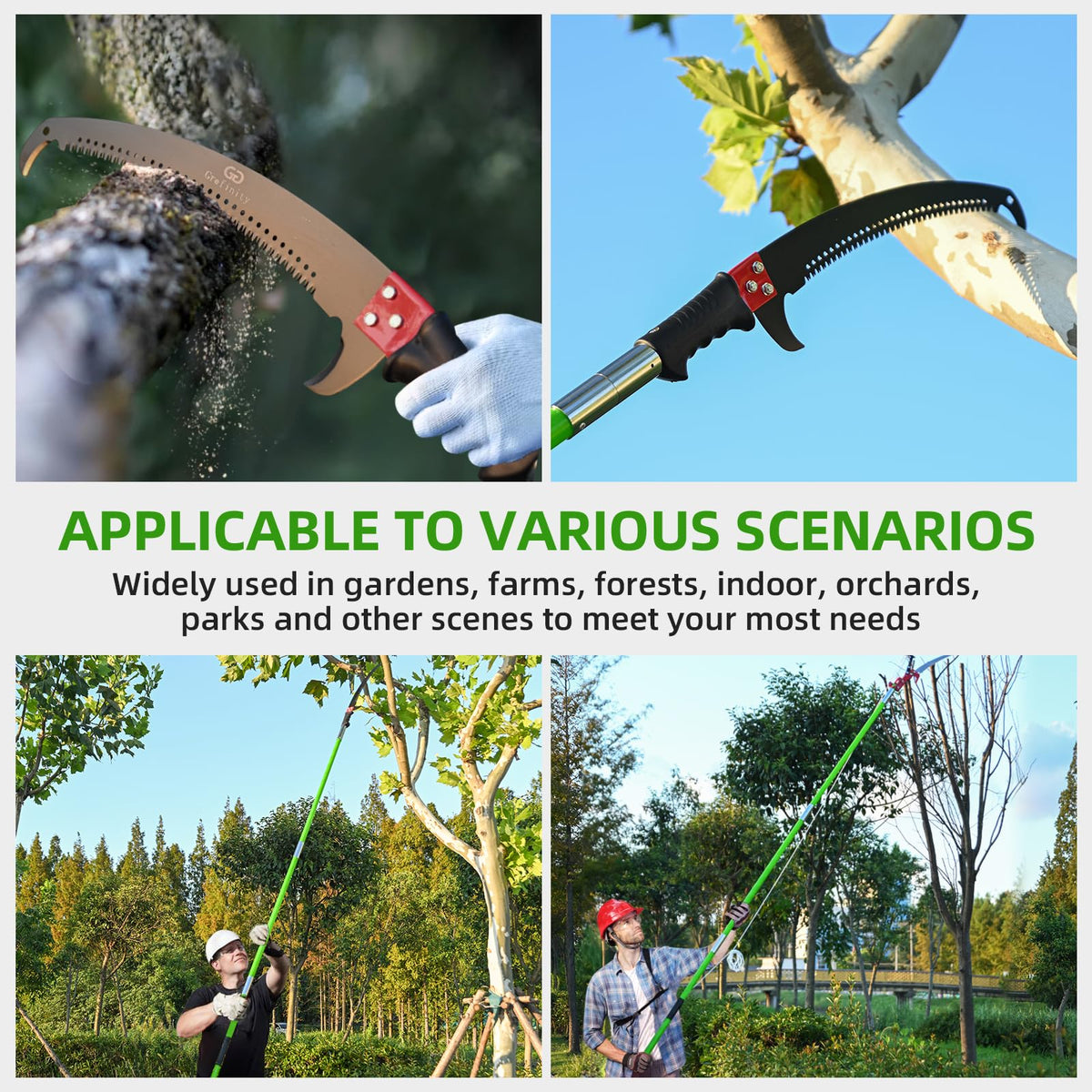 Grefinity hand saw conversion enables versatile pruning in seconds