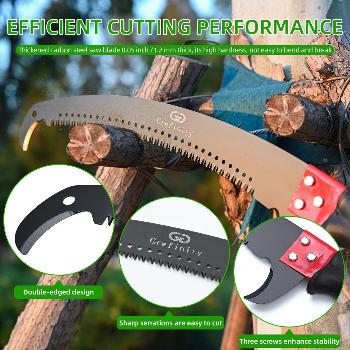 Grefinity pulley-powered high-reach system enables pruning without ladders