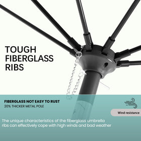 GREFORG steel pole reinforces canopy structure for durability