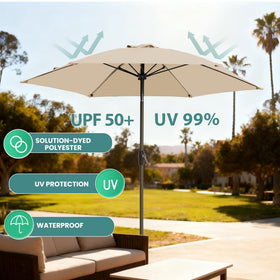 GREFORG 45-degree tilt provides adjustable sun shading