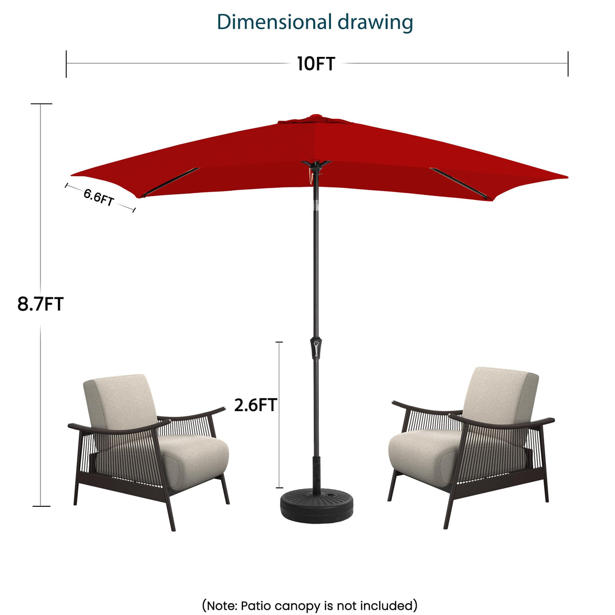 GREFORG ideal for patios, decks, pools, and gardens.