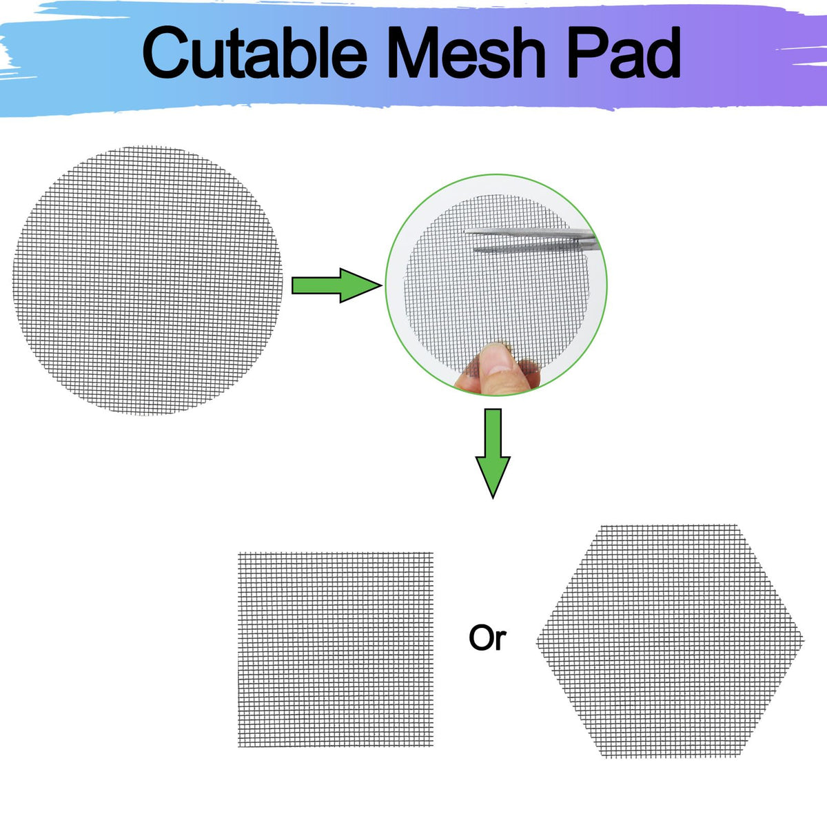 GREGICH nursery pot drainage mesh helps keep your workspace clean.