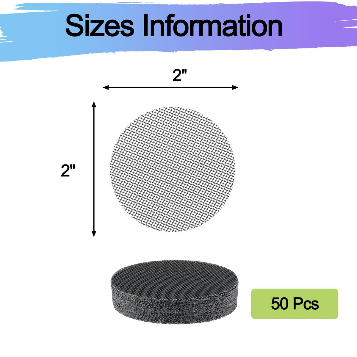 GREGICH pot hole mesh pad 50pcs provides reliable drainage for pots.