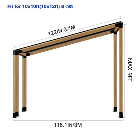 Grehitk pergola installation steps for DIY projects