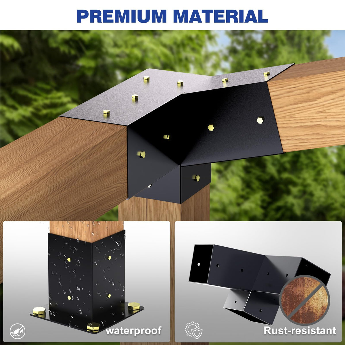 Grehitk included expansion bolts and screws for quick assembly
