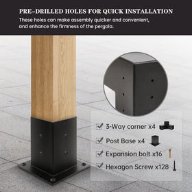Grehitk m10 expansion bolts secure outdoor frames for lasting strength.