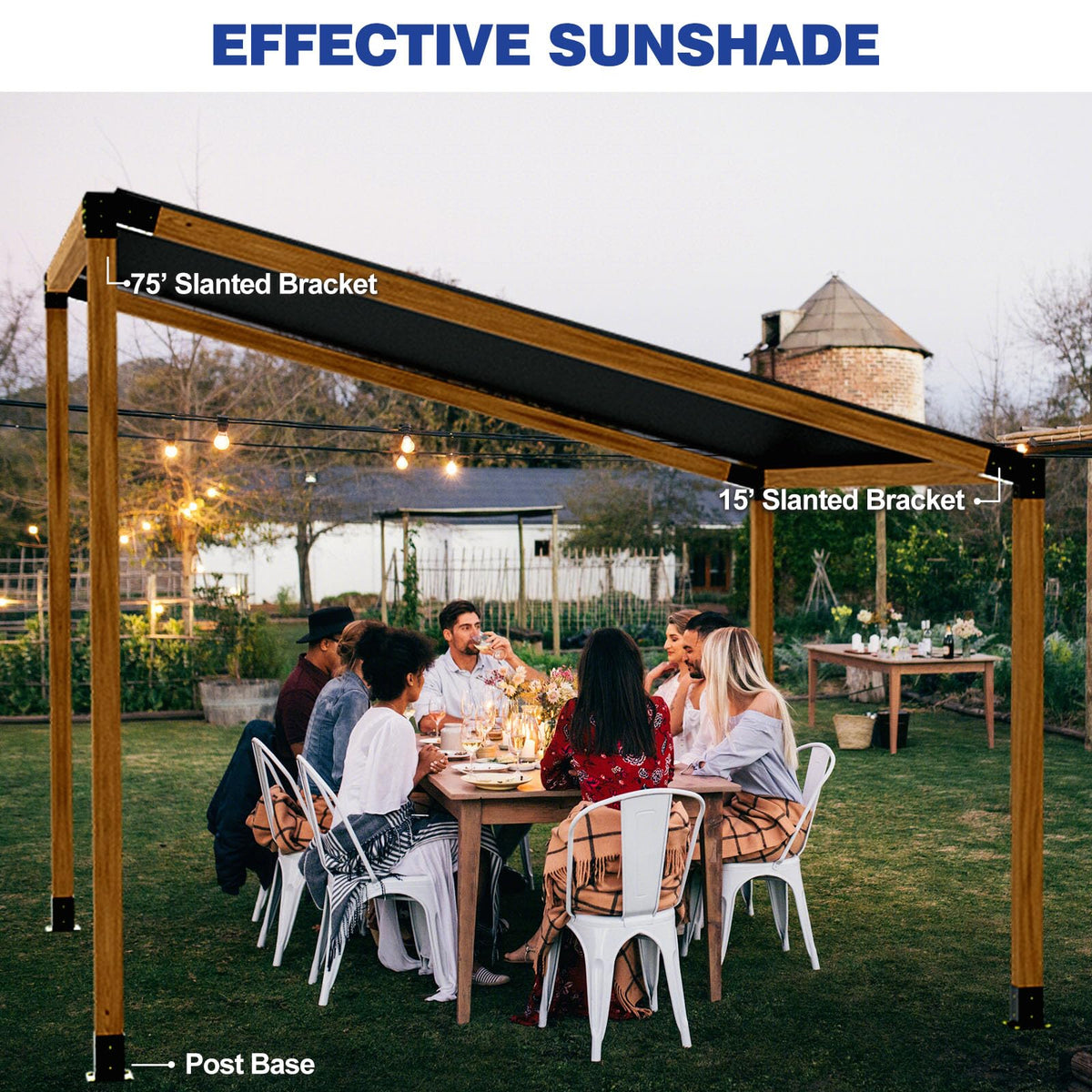 Outdoor courtyard setup showing Grehitk versatility