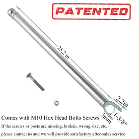 GRELWT 1-3/8-inch top rail bracket highlights secure, adjustable fit.