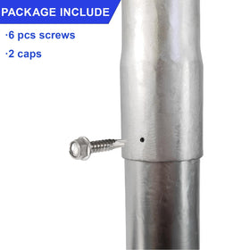 GRELWT galvanized finish close-up emphasizes rust resistance and smooth surface.