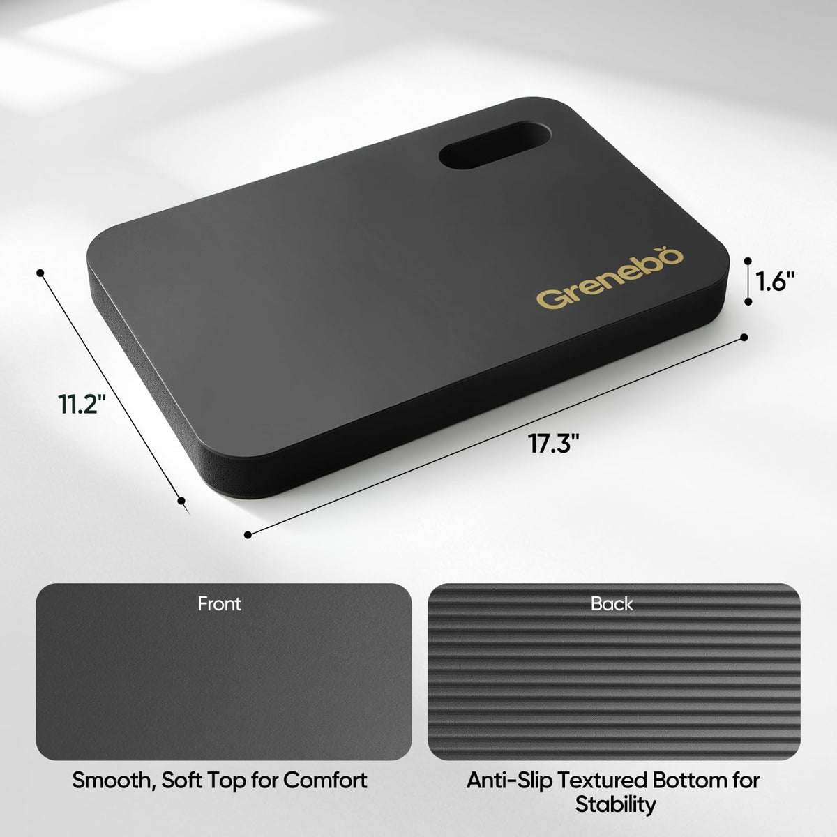 Grenebo durable garden kneeling pad designed to resist cracking and wear