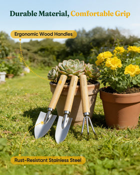 Grenebo garden gloves keep hands clean during tasks.