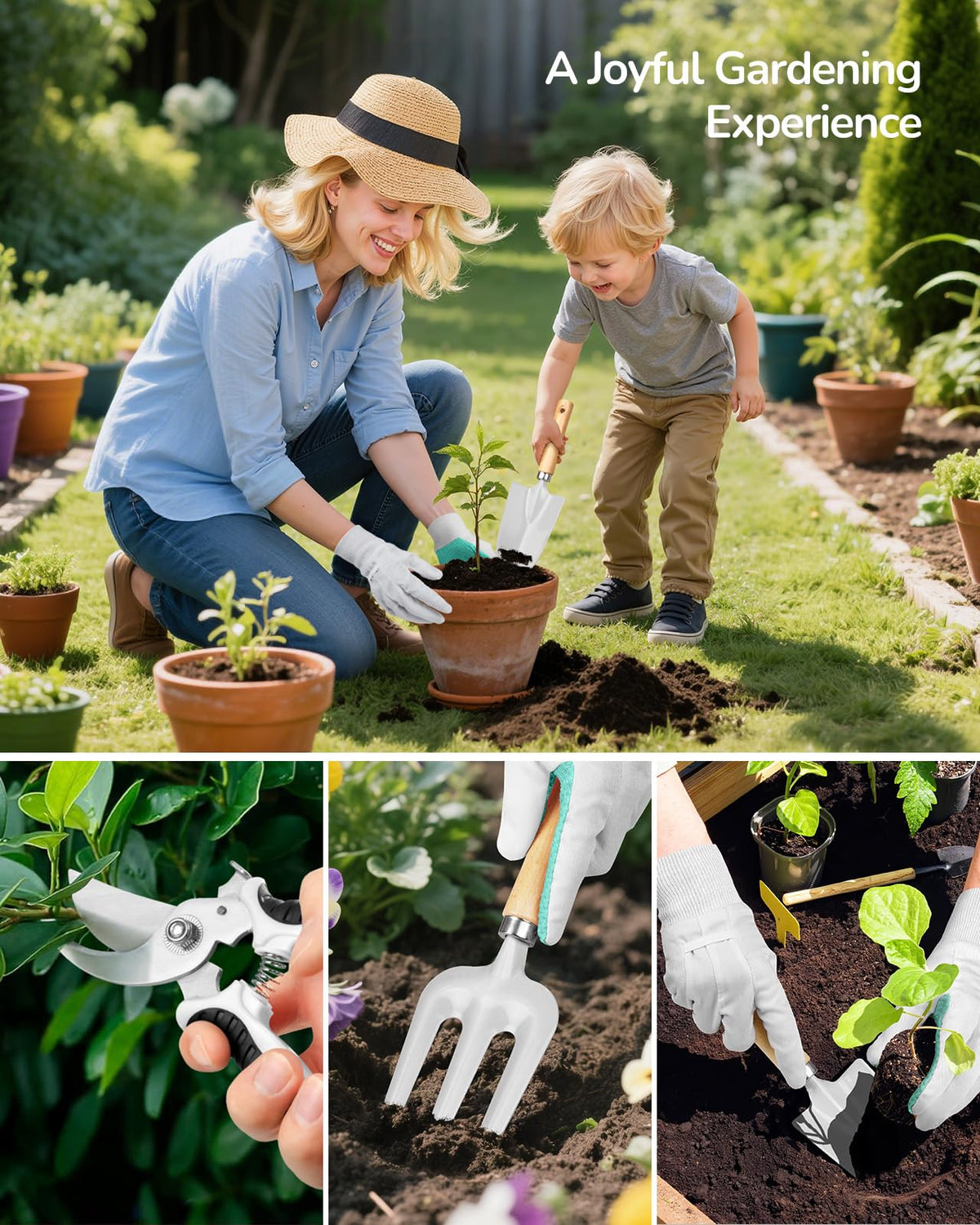 Grenebo gloves and sun hat provide protection with style