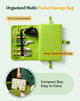 Grenebo hand rake helps remove debris and loosen soil.