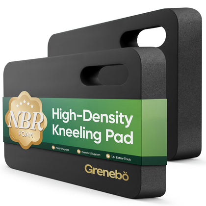 Grenebo high-density NBR garden kneeling pad with 1.6-inch thickness for comfort and support