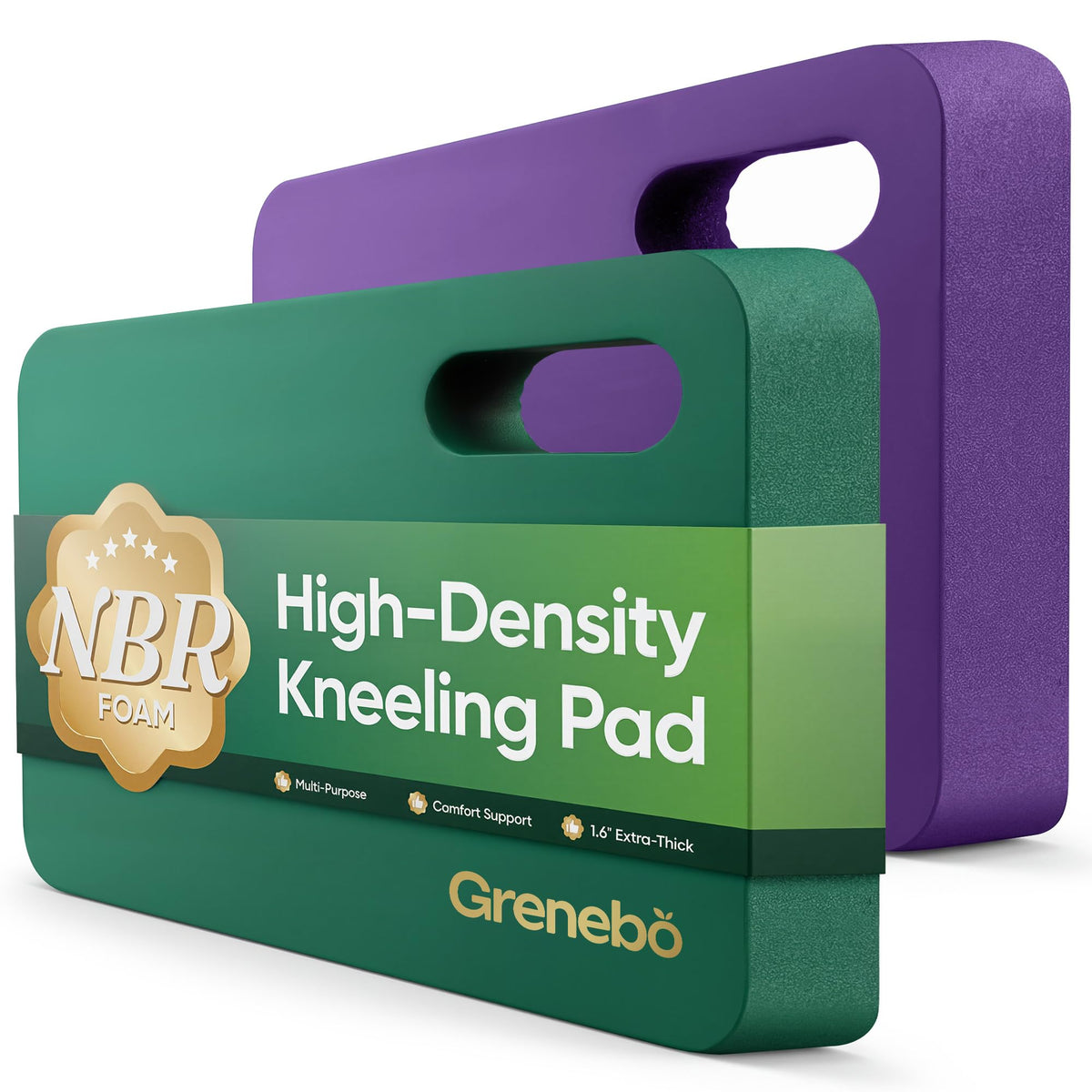 Grenebo high-density NBR garden kneeling pad for comfortable gardening tasks.