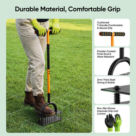 Grenebo spikes retract for compact, safe storage after use.