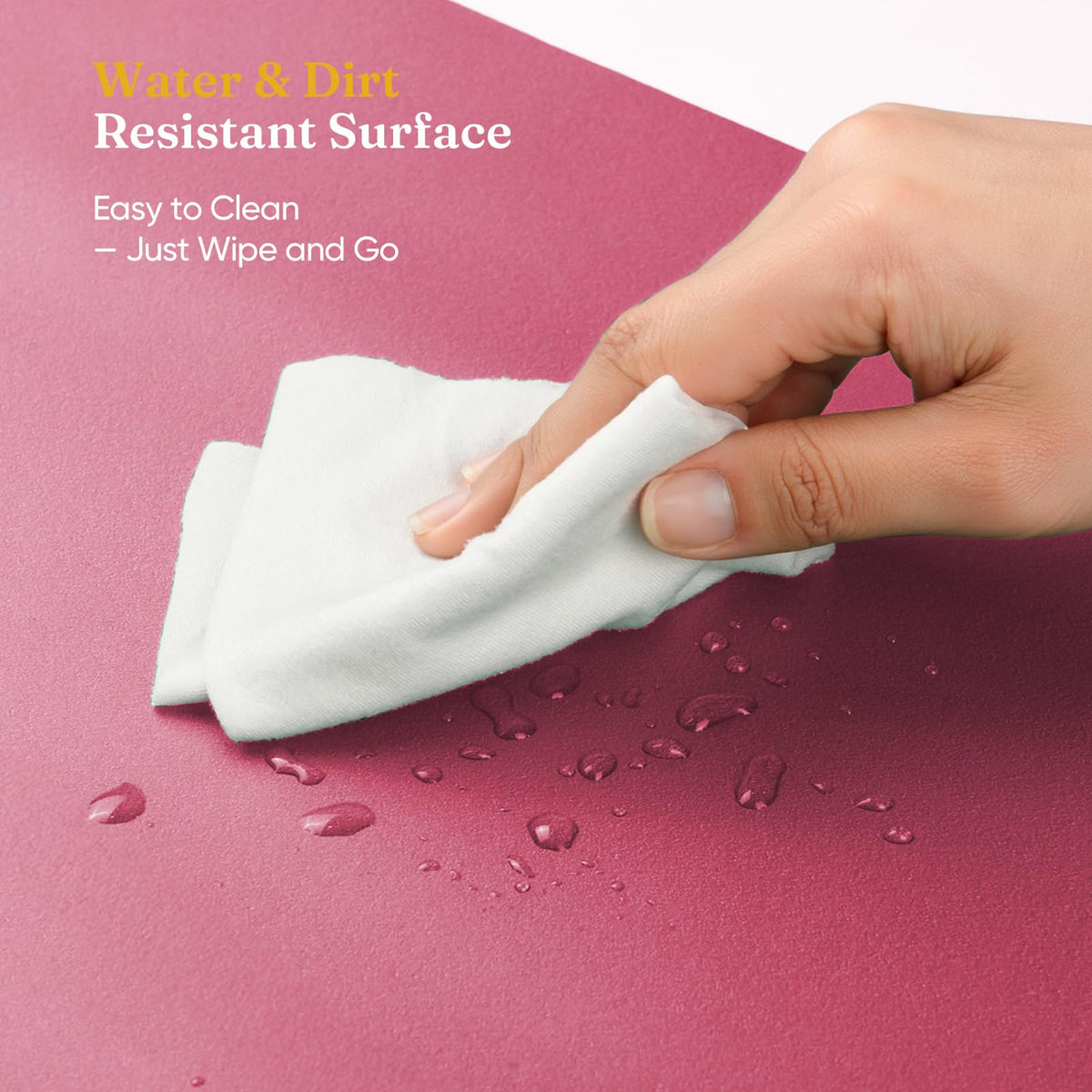 Grenebo water-resistant NBR kneeler pad cleans easily after damp gardening