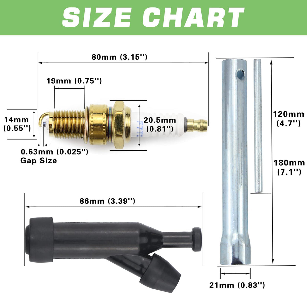 GREPSPUD-compatibility-honda-kawasaki compatible with many engines for easy replacement.