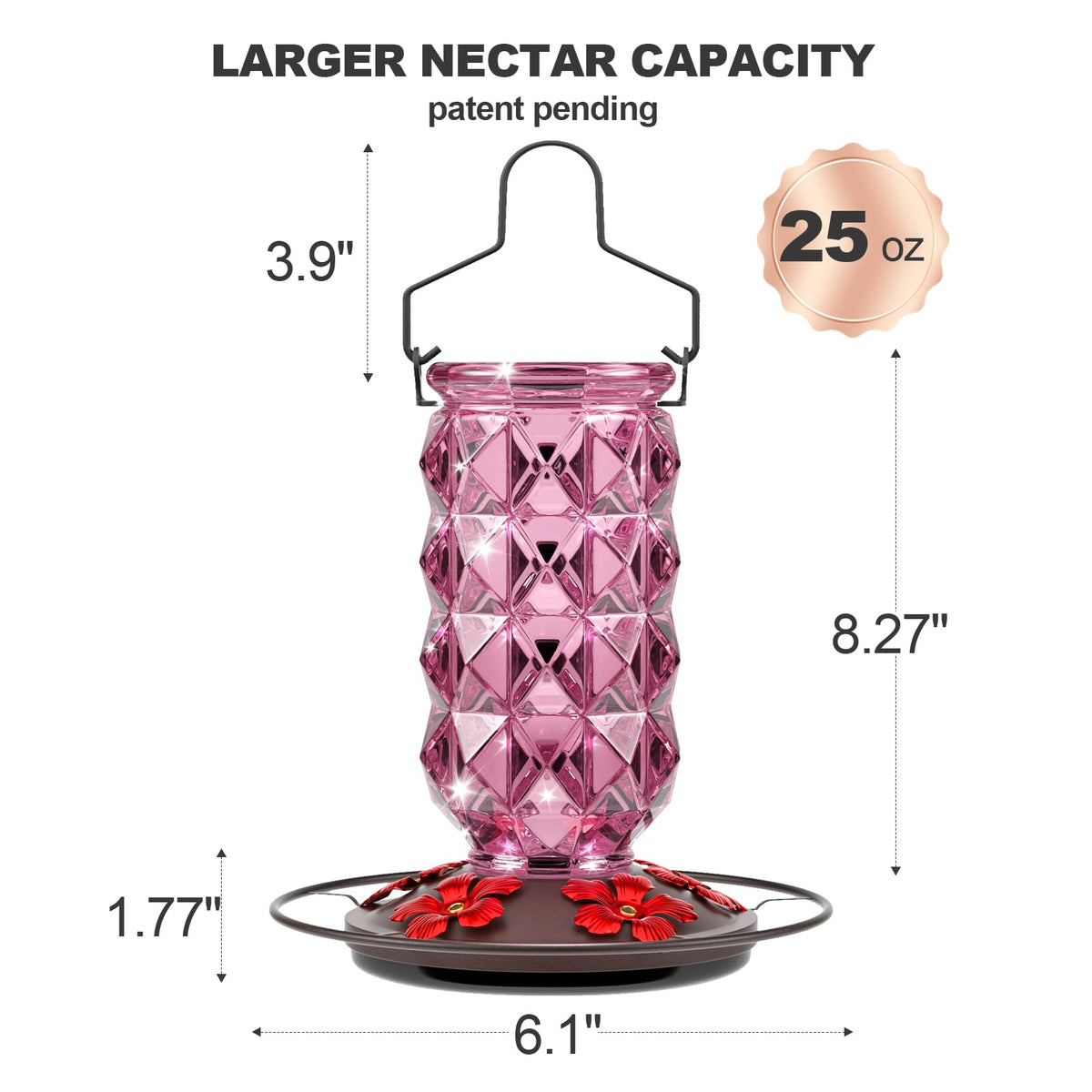 Grete Gotye leak-proof design keeps nectar secure and tidy