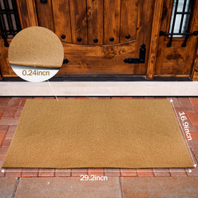 GRETJOB non slip rubber backing ensures secure placement on indoor outdoor entrances