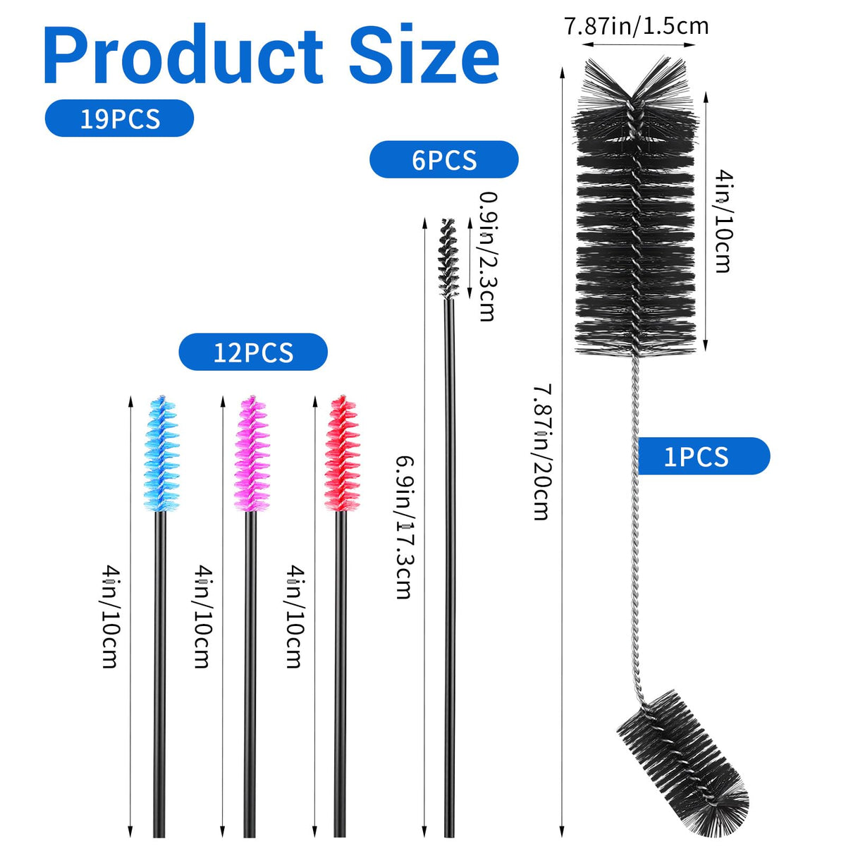 Grevosea double-headed bottle brush for easy nectar bottle and holder cleaning.