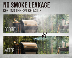 GriAddict easy-install grill gasket with adhesive for quick setup