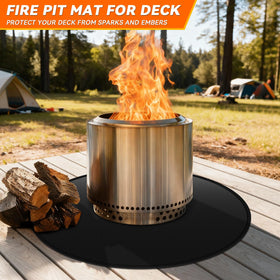 GRIBUDDY mat showing double-sided coating for high heat resistance.