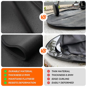 GRIBUDDY mat waterproof and reusable under a grill.