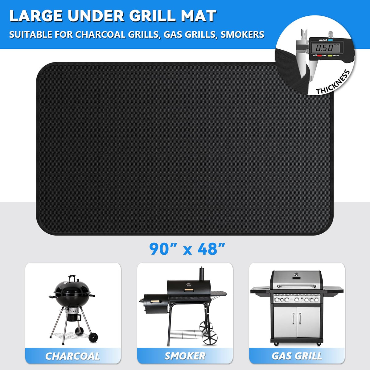GRIBUDDY versatile for charcoal grills, gas grills, fire pits, and fireplaces