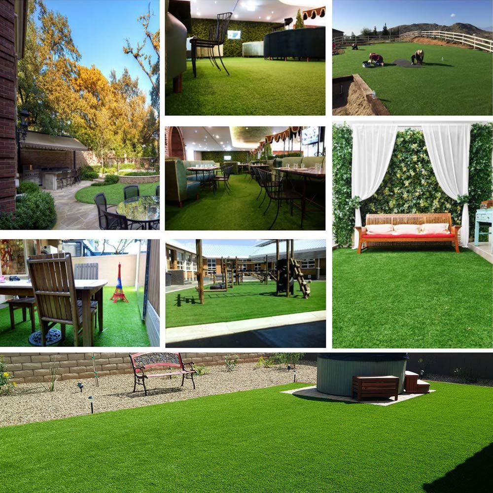 Griclner easy-care turf supports quick cleaning and year-round greenery.