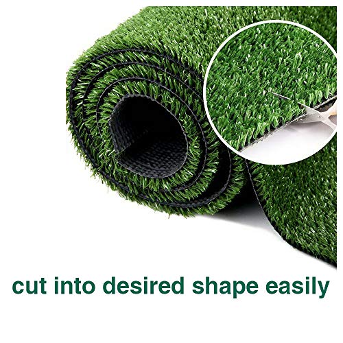 Griclner artificial grass with rubber backing highlights durability and weather resistance.