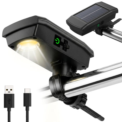 Griddle Buddy Night Chef Pro light attached to a grill handle for precise nighttime cooking