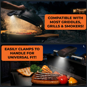 Griddle Buddy Night Chef Pro weatherproof body ready for outdoor conditions