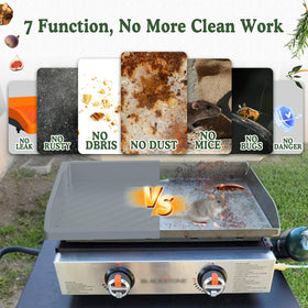 GRIDDLE COVER MAT helps extend griddle life by shielding surface