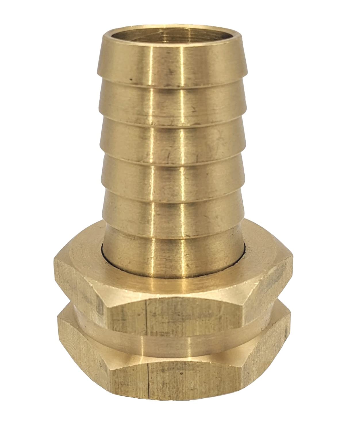 GRIDTECH brass adapter side view showing rugged construction.