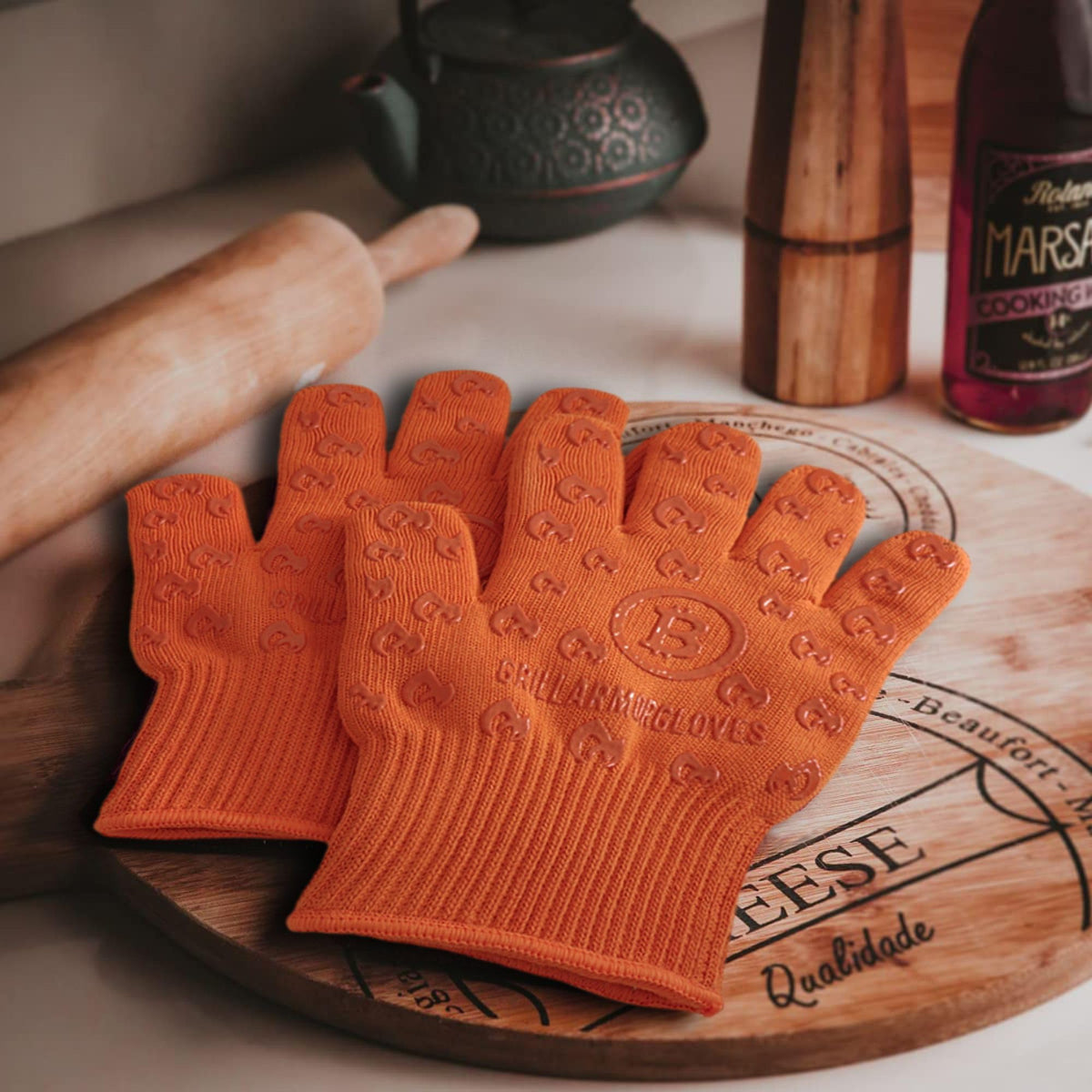 Grill Armor Gloves easy to clean and store after cooking sessions