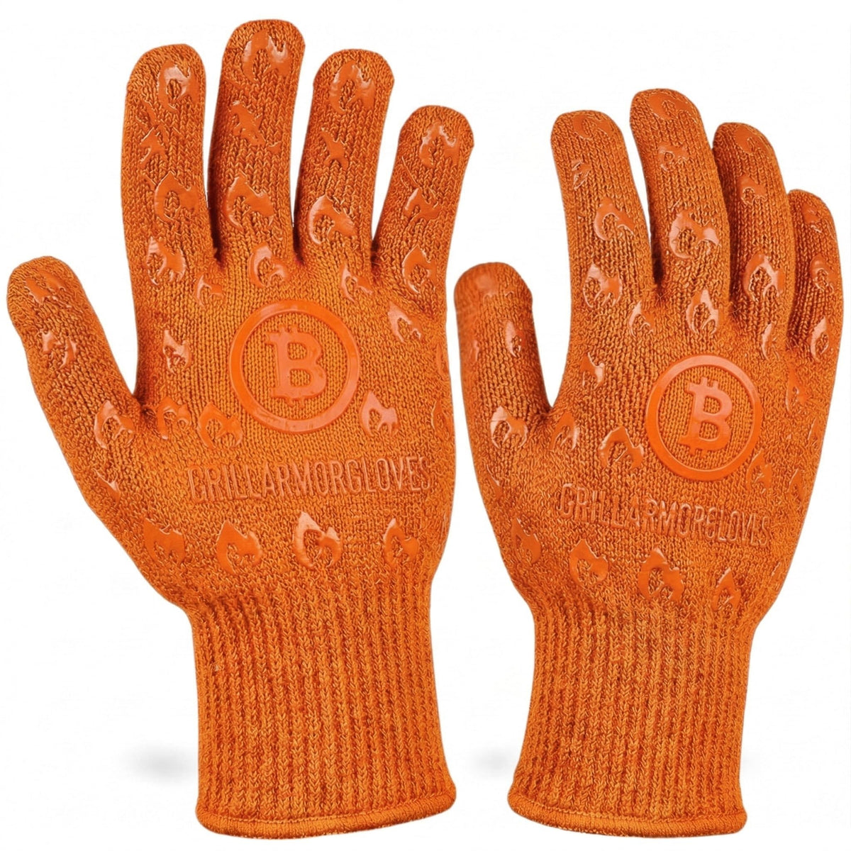 Grill Armor Gloves during heat test showing high-temperature protection and flexible grip