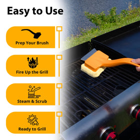 Grill Rescue compatible with stainless steel grates for versatile grilling.