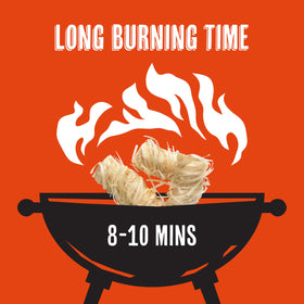 Grill Trade Fire Starter with wax for clean burn.